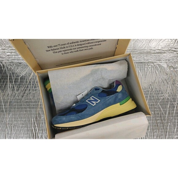 New Balance 992 Sea Stone Green Apple U9929NF, Size-11 main image 4